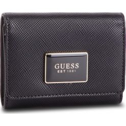 Duży Portfel Damski GUESS - Kamryn (ER) Slg SWER66 91430 BLA. Czarne portfele damskie marki Guess, z aplikacjami, ze skóry ekologicznej. Za 259,00 zł.