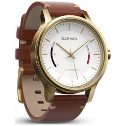 Zegarki męskie: Garmin Zegarek Męski Vivomove Premium Gold Tone Steel