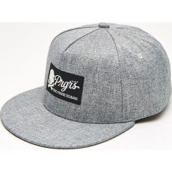 Czapki męskie: Czapka full cap z naszywką – Szary