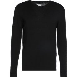 Swetry klasyczne męskie: Jack & Jones JPRLUKE VNECK Sweter black