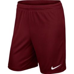 Nike Spodenki piłkarskie Park II M 725887-677 bordowe XL. Czerwone spodenki i szorty męskie Nike, xl, do piłki nożnej. Za 44,50 zł.