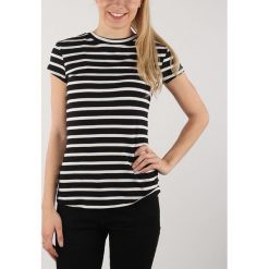Lee Body Con Koszulka Czarny. Czarne koszulki damskie Lee, l, w paski, z bawełny, bez kołnierzyka. Za 163,95 zł.