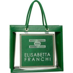 Torebka ELISABETTA FRANCHI - BS-29A-01E2-V259 Menta. Zielone torebki klasyczne damskie Elisabetta Franchi, bez wzorów, ze skóry ekologicznej, bez dodatków. W wyprzedaży za 829,00 zł.