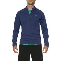 Asics FujiTrail LS 1/2 ZIP 130308-8133. Fioletowe bluzy męskie Asics, m, bez wzorów, z poliesteru, bez kołnierzyka, bez rękawów, bez kaptura. W wyprzedaży za 189,99 zł.