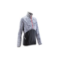 Bluza EVOLUTIV TRAIL. Czerwone bluzy rozpinane damskie KALENJI, z długim rękawem, długie. Za 119,99 zł.