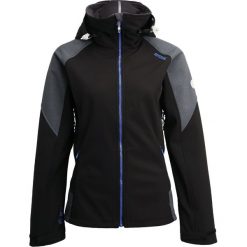 Regatta DESOTO III Kurtka Softshell black/sealgrey. Czarne kurtki damskie marki Regatta, z elastanu. W wyprzedaży za 269,25 zł.