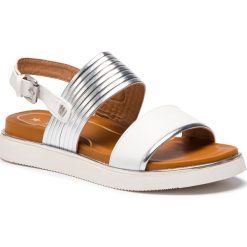 Sandały WRANGLER - Clipper Karen WL91650A Silver 004. Szare klapki damskie Wrangler. W wyprzedaży za 159,00 zł.