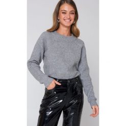 Swetry klasyczne damskie: Saint Tropez Sweter w prążki – Grey