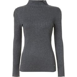 Sweter w kolorze szarym. Szare swetry klasyczne damskie marki Tramontana, l, prążkowane, ze stójką. W wyprzedaży za 151,95 zł.