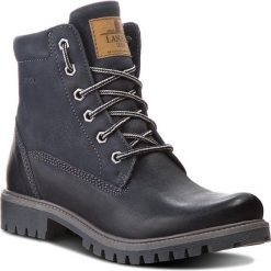 Trapery LASOCKI - WI20-ASPEN-02 Navy. Niebieskie trapery damskie Lasocki, ze skóry, bez obcasa, bez zapięcia. Za 199,99 zł.