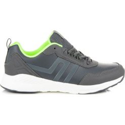 Sznurowane obuwie NEVA. Szare buty sportowe męskie marki AX BOXING, na sznurówki. Za 109,00 zł.