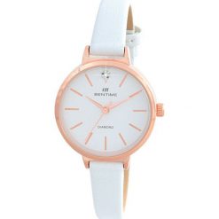 Bentime Dámské hodinky s diamantem 027-9MB-PT12024C. Różowe zegarki damskie Bentime, pozłacane. W wyprzedaży za 169,00 zł.
