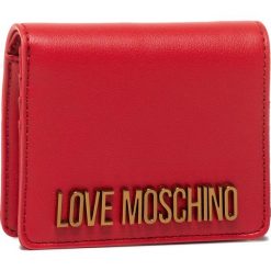 Mały Portfel Damski LOVE MOSCHINO - JC5605PP1ALD0500 Rosso. Czerwone portfele damskie Love Moschino, bez wzorów, ze skóry ekologicznej. Za 349,00 zł.