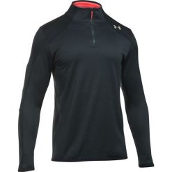 Bejsbolówki męskie: Under Armour Bluza męska ColdGear® Reactor Fleece 1/4 Zip czarno-czerwona r. S (1299170-016)