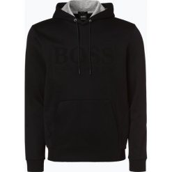 BOSS Athleisure - Męska bluza nierozpinana – Soody, czarny. Czarne bluzy męskie BOSS Athleisure, xl, bez wzorów, eleganckie, z kapturem, bez rękawów. Za 549,95 zł.