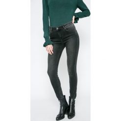 Review - Jeansy. Szare jeansy damskie rurki marki Review, z aplikacjami, z bawełny. W wyprzedaży za 99,90 zł.