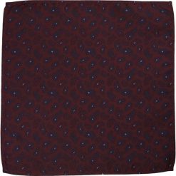 Elegancka Bordowa Poszetka - ALTIES - Wzór Paisley, Łezka, Burgundowa, Męska POSZALTTANIA0212. Czerwone poszetki męskie Alties, bez wzorów, z materiału, eleganckie. Za 16,90 zł.