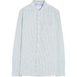 Koszula oxford z długim rękawem. Białe koszule męskie Pull&Bear, m, bez wzorów, bez kołnierzyka, z długim rękawem. Za 79,90 zł.