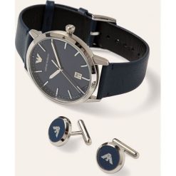 Emporio Armani - Zegarek. Niebieskie zegarki męskie Emporio Armani, ze stali. W wyprzedaży za 899,90 zł.