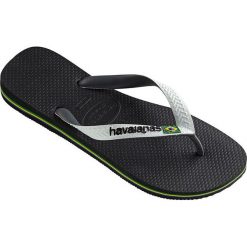 Havaianas - Japonki. Czarne klapki damskie Havaianas, bez wzorów, z materiału, bez obcasa, na obcasie. W wyprzedaży za 59,90 zł.