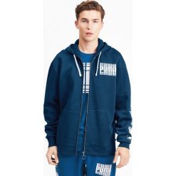 Puma Rebel Bold Bluza Niebieski. Niebieskie bluzy męskie Puma, m, z nadrukiem, z elastanu, bez kołnierzyka, bez rękawów, bez kaptura. Za 309,95 zł.