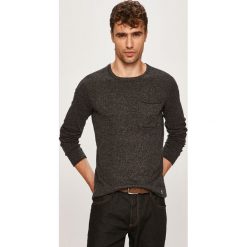 Blend - Sweter. Niebieskie swetry męskie Blend, s, bez wzorów, z bawełny, z okrągłym kołnierzem, bez kaptura. W wyprzedaży za 99,90 zł.
