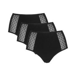 Cellbes Figi 3 Pack czarny female czarny 54/56. Czarne majtki damskie Cellbes, z bawełny. Za 105,00 zł.