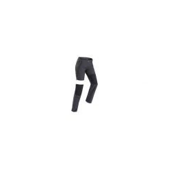 Spodnie turystyczne 2 w 1 - TREK 100 damskie. Szare buty trekkingowe damskie FORCLAZ, l, z elastanu. Za 99,99 zł.