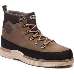 Kozaki NAPAPIJRI - Edmund 17843023 Dark Beige N108. Brązowe glany męskie Napapijri, z materiału. W wyprzedaży za 489,00 zł.