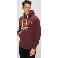 Pepe Jeans - Bluza Whesley. Brązowe bluzy męskie Pepe Jeans, m, z nadrukiem, z bawełny, z kapturem, bez rękawów, z kapturem. W wyprzedaży za 199,90 zł.