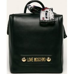 Love Moschino - Plecak. Czarne plecaki damskie Love Moschino, bez wzorów, ze skóry ekologicznej, eleganckie. Za 839,90 zł.