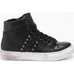 Answear - Buty Ur your only limit. Czarne buty sportowe damskie ANSWEAR, bez wzorów, ze skóry, sportowe. W wyprzedaży za 89,90 zł.