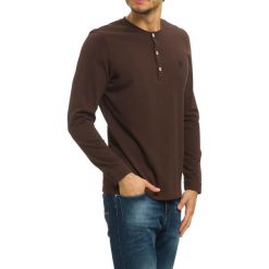 T-shirty męskie: Koszulka w kolorze ciemnobrązowym