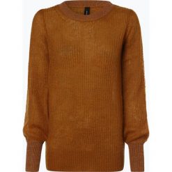 Soyaconcept® - Sweter damski z dodatkiem moheru, żółty. Żółte swetry klasyczne damskie marki Soyaconcept, l, prążkowane. Za 169,95 zł.