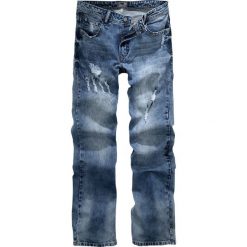 Jeansy męskie: Black Premium by EMP Johnny Destroyed (Boot-Cut) Jeansy niebieski