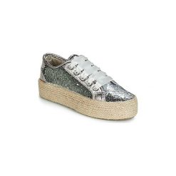 Buty Café Noir DG921. Szare trampki i tenisówki damskie Café Noir, bez wzorów, bez zapięcia. Za 131,40 zł.