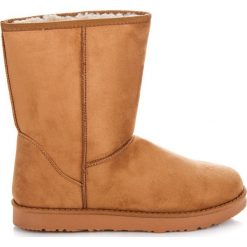 Śniegowce mukluki Estella. Czarne buty zimowe damskie marki KYLIE, z jeansu. Za 79,90 zł.