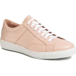 Sneakersy BOSS - Olga Low Cut 50429812 10217184 01 Light Beige. Różowe półbuty damskie Boss, ze skóry. Za 849,00 zł.