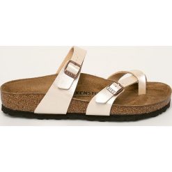 Birkenstock - Klapki Maryair. Białe klapki damskie Birkenstock, bez wzorów, z gumy, bez obcasa, na obcasie. Za 289,90 zł.