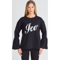 CZARNA BLUZA ICE PLAY. Czarne bluzy damskie Ice Play, xs, z nadrukiem, bez rękawów, bez kaptura. Za 319,50 zł.