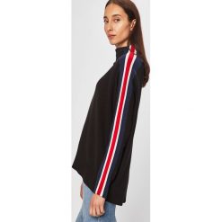 Tommy Hilfiger - Sweter. Czarne swetry damskie TOMMY HILFIGER, s, bez wzorów, z bawełny, bez rękawów, bez kaptura. W wyprzedaży za 479,90 zł.