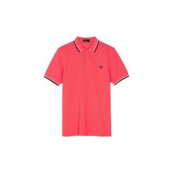 Koszulki polo z krótkim rękawem Fred Perry Twin Tipped Polo Calypso Coral. Różowe koszulki męskie Fred Perry, s, bez wzorów, polo, z krótkim rękawem, krótkie. Za 257,95 zł.