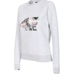 Bluzy sportowe damskie: 4f Bluza damska H4Z18-BLD002 szara r. S