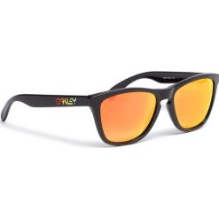 Okulary przeciwsłoneczne OAKLEY - Frogskins OO9013-24-325 Polished Black/Fire Iridium. Pomarańczowe okulary przeciwsłoneczne męskie marki Oakley, z tworzywa sztucznego. W wyprzedaży za 449,00 zł.