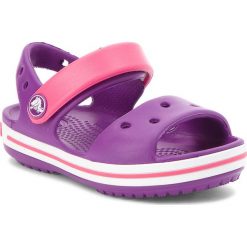 Sandały dziewczęce: Sandały CROCS – Crocband Sandal Kids 12856 Amethyst/Paradise Pink