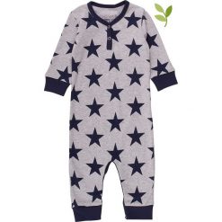 Pajacyk w kolorze szarym. Szare body niemowlęce Fred's World by GREEN COTTON, bez wzorów, z bawełny, bez rękawów. W wyprzedaży za 72,95 zł.