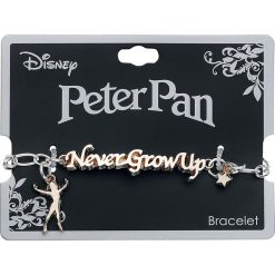 Bransoletki męskie: Piotruś Pan Never Grow Up Bransoletka srebrny