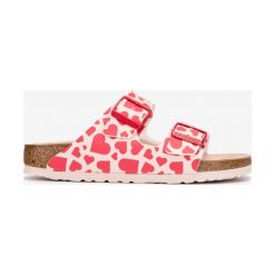 Birkenstock Arizona Kapcie Czerwony. Czerwone kapcie damskie Birkenstock, z materiału. Za 312,95 zł.