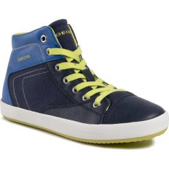 Sneakersy GEOX - J Gisli B. A J025CA 010FE C4226 D Navy/Royal. Niebieskie trampki chłopięce Geox, bez wzorów, ze skóry ekologicznej, bez zapięcia. Za 239,00 zł.