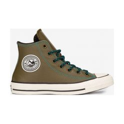 Converse Chuck Taylor All Star Hi Tenisówki Zielony. Zielone trampki męskie Converse, bez wzorów, ze skóry, retro, bez zapięcia. Za 412,95 zł.